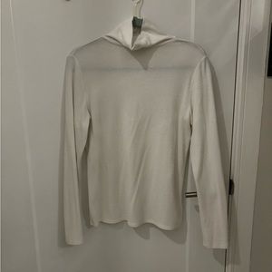 White Express Turtleneck, size Large